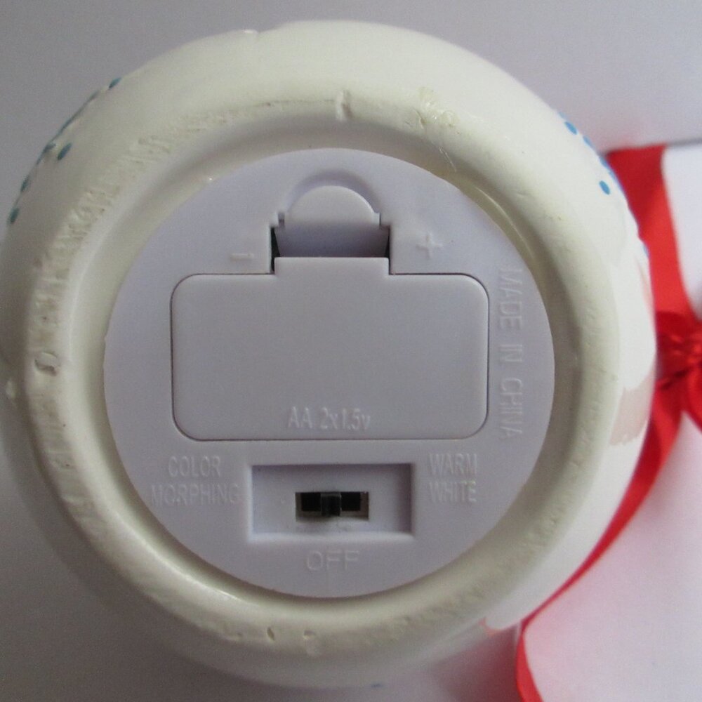 Lightscapes Porcelain Snowflake Christmas Ornament Light Color Changing WORKS - Picture 5 of 11